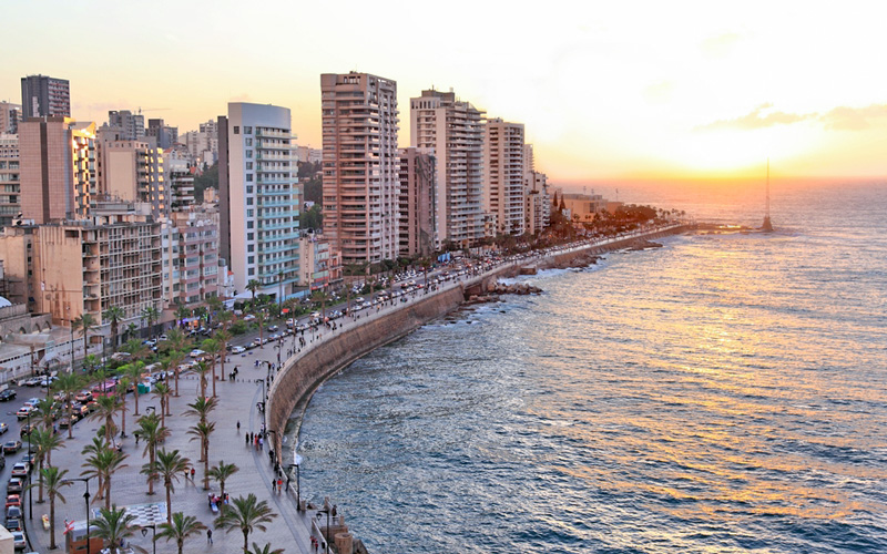 Corniche Beyrut Lübnan