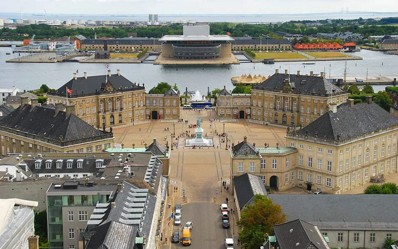 Amalienborg Sarayı Kopenhag