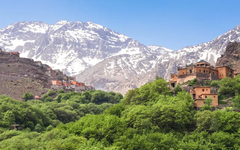 Atlas Dağları Marakeş Fas