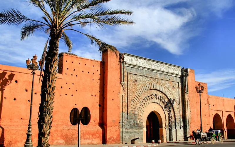 Bab Agnaou Geçidi Medina Marakeş