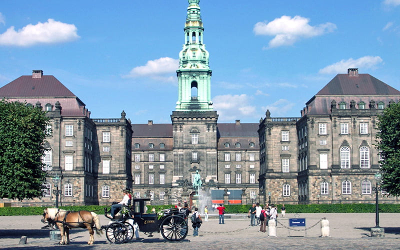 Christiansborg Sarayı Kopenhag