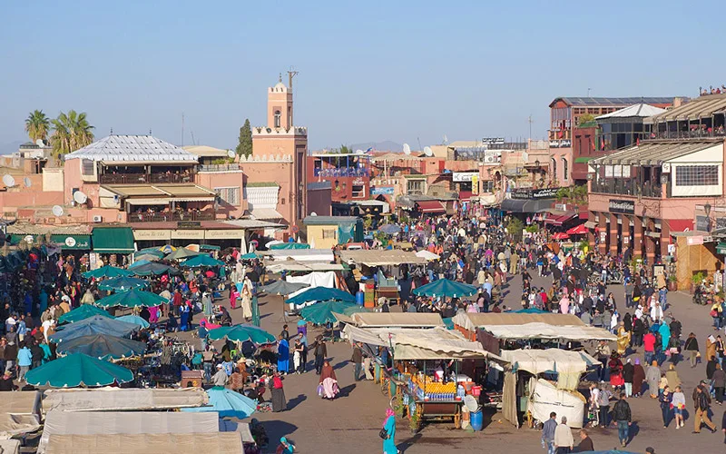 Djemaa El Fna Meydanı Marakeş