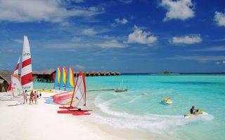Rüzgar Sörfü Su Kayağı Maldivler