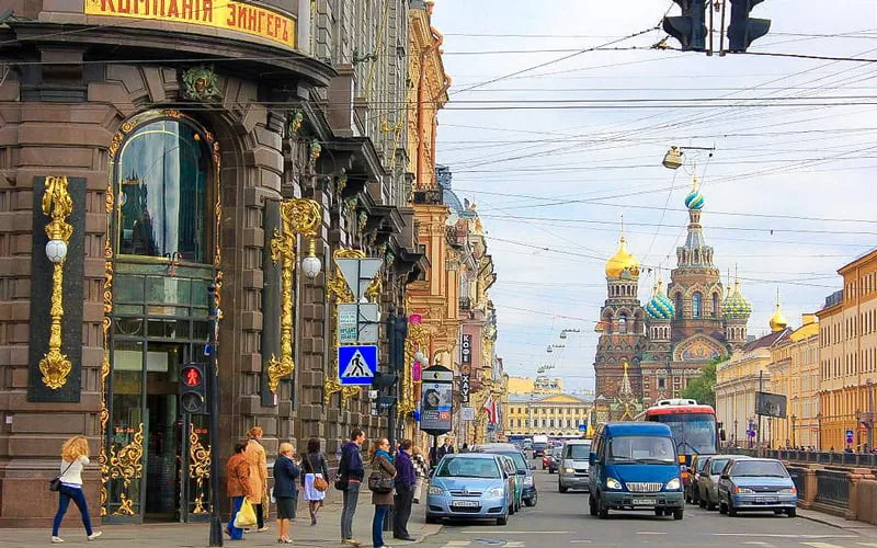 Nevski Caddesi Petersburg