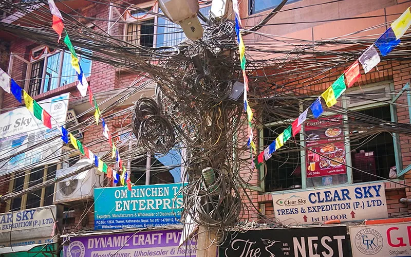 Nepal elektrik telleri