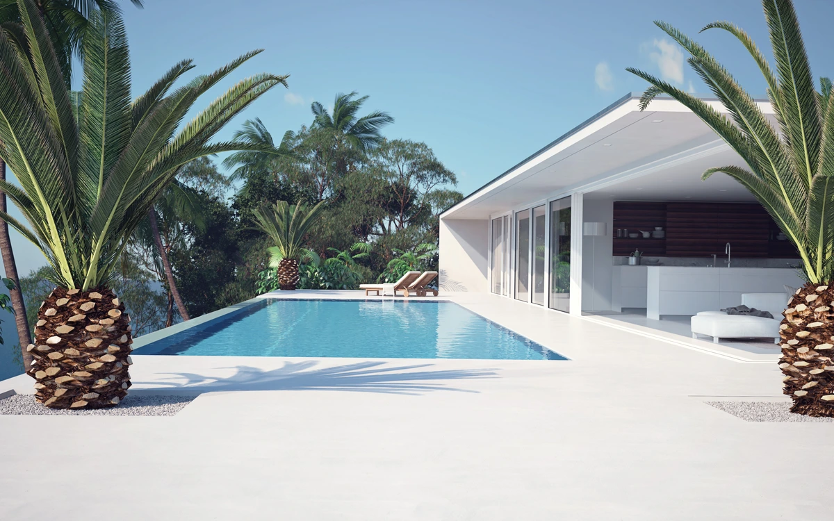 Korunakli ozel villa tatili